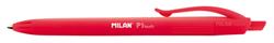 Milan P1 Touch Ball Point Pen, Box of 25, Red
